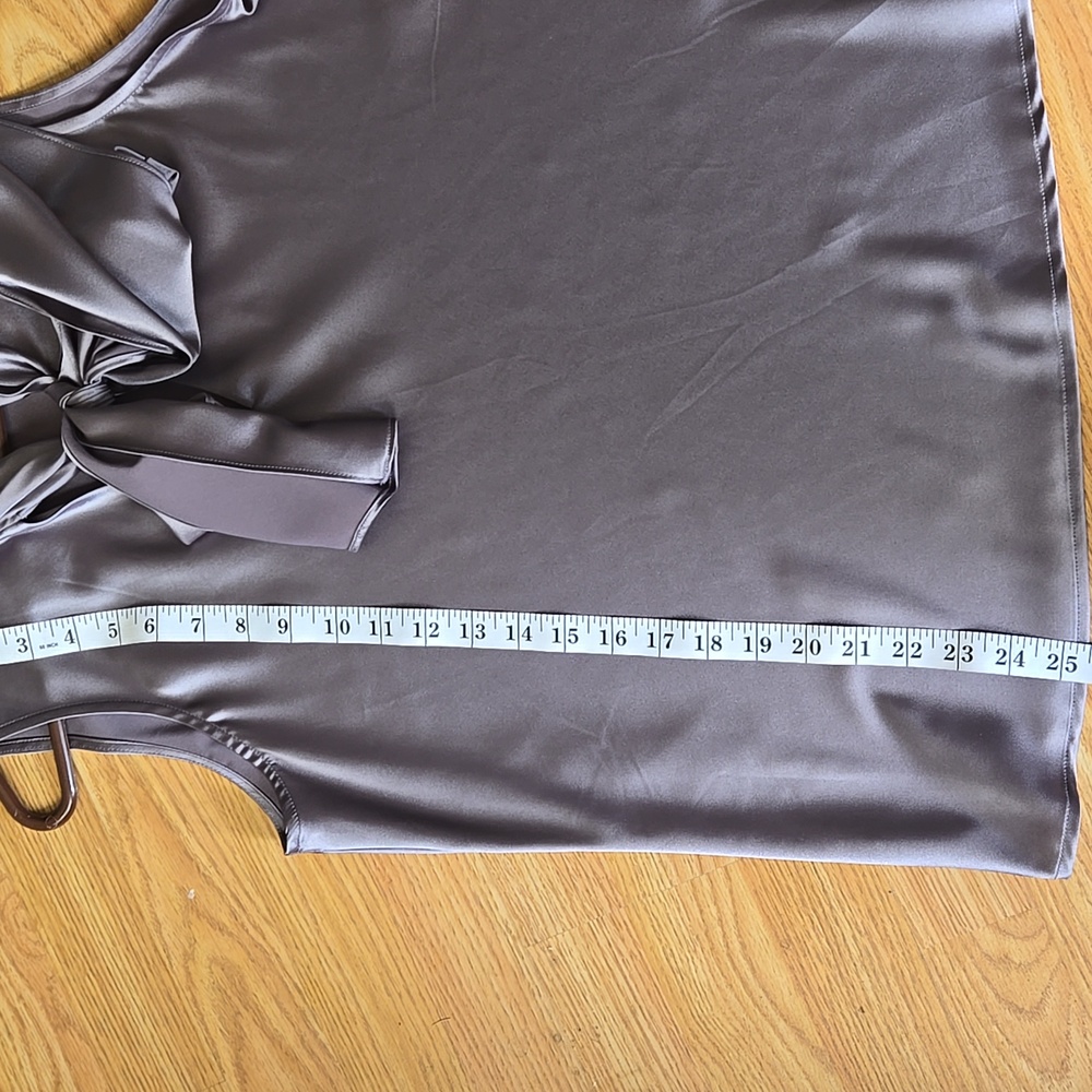 Nine West Sleeveless Blouse Sz S Platinum - Picture 9 of 9